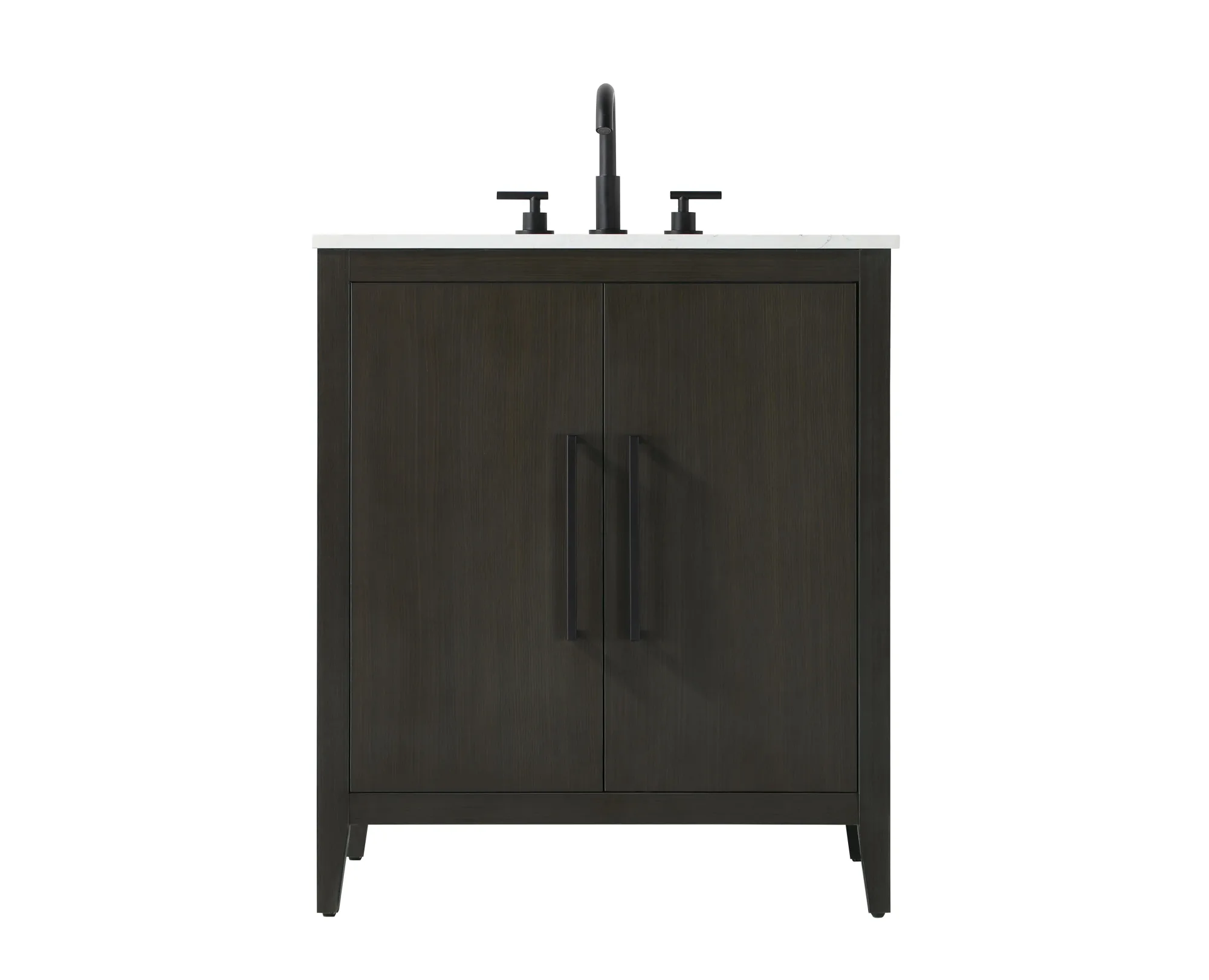 Millie 30" Bathroom Vanity in Mocha Brown