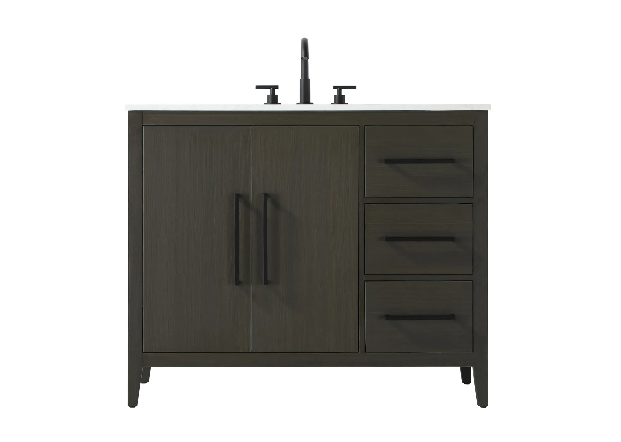 Millie Bathroom Vanity in Mocha Brown