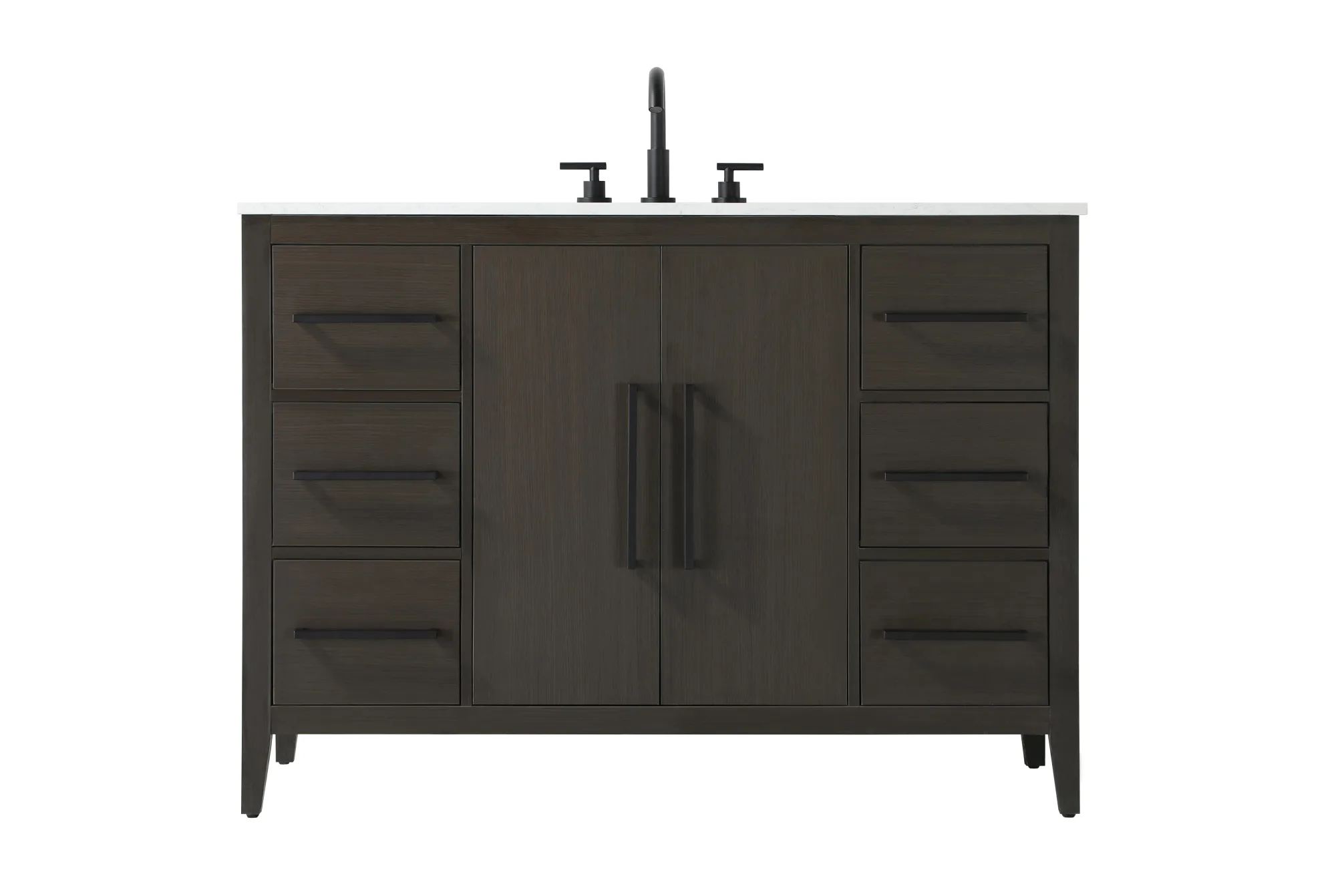 Millie Bathroom Vanity in Mocha Brown