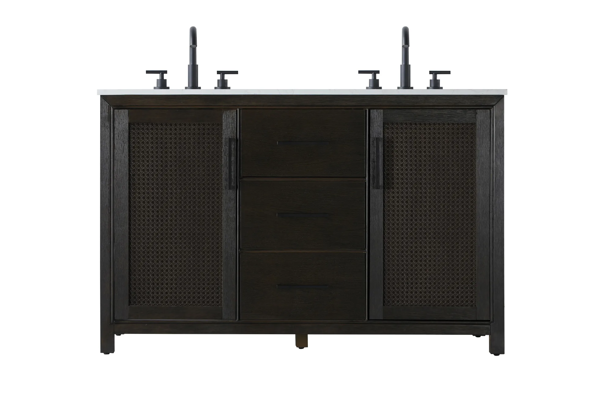 Alina 54" Bathroom Vanity in Chocolate Oak