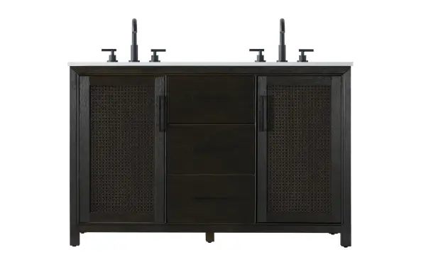 Alina 54" Bathroom Vanity in Chocolate Oak - Image 1