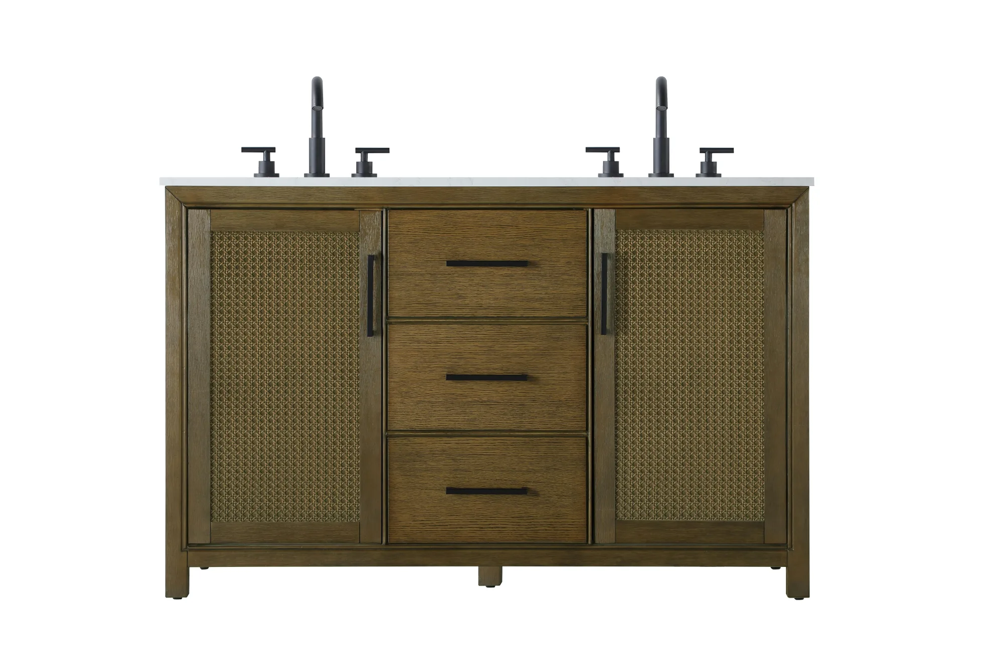 Alina 54" Bathroom Vanity in Hazel Oak