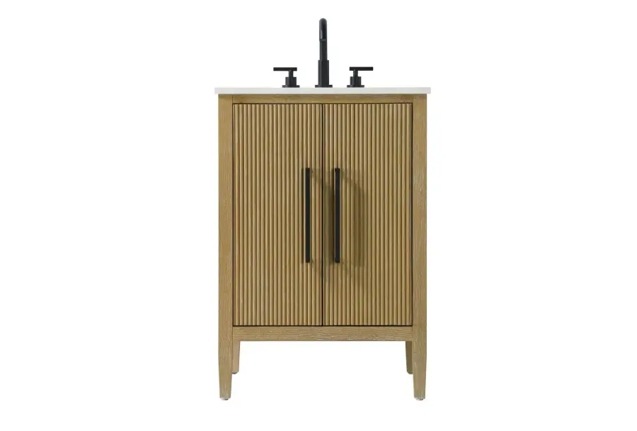 Blakely 24" Bathroom Vanity in Linen Oak - Image 1