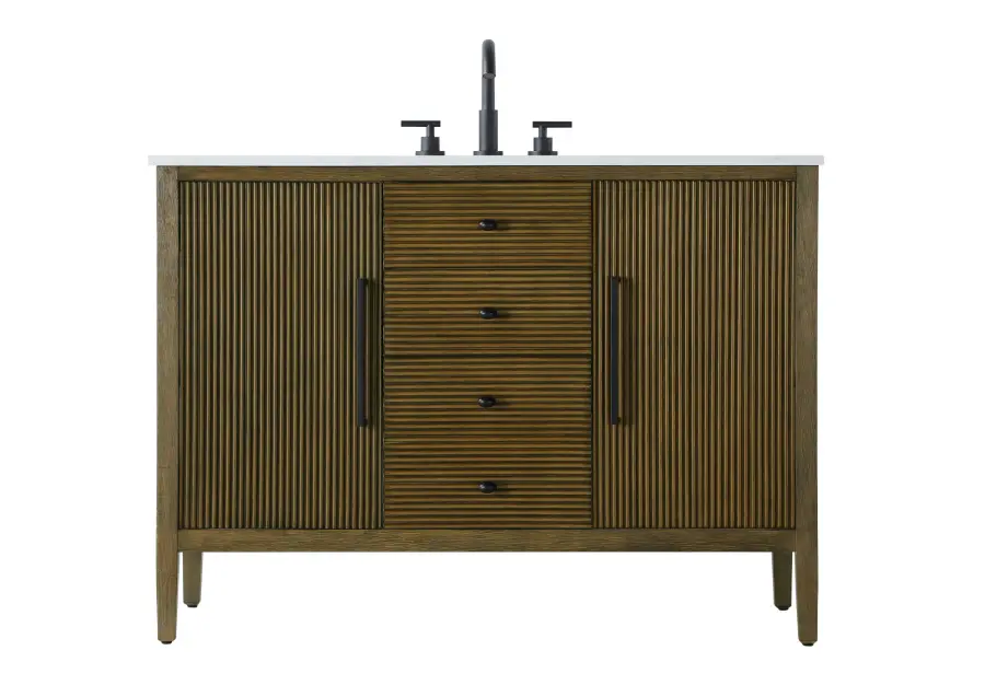 Blakely 48" Bathroom Vanity in Hazel Oak - Image 1