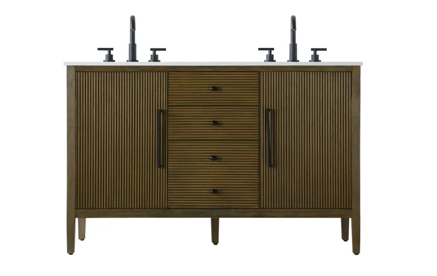 Blakely 54" Bathroom Vanity in Hazel Oak - Image 1