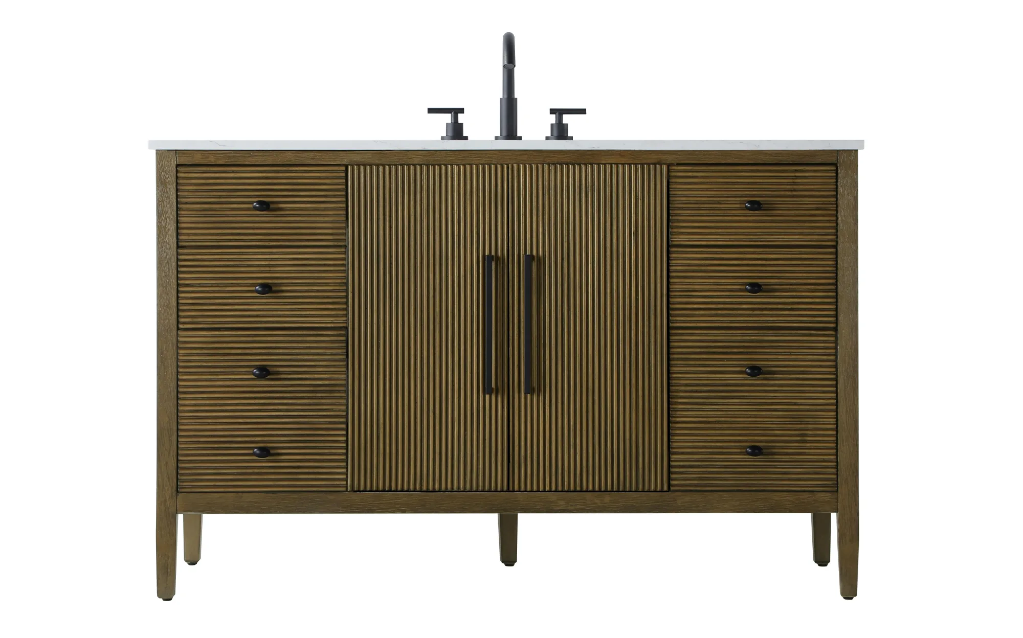 Blakely 54" Bathroom Vanity in Hazel Oak
