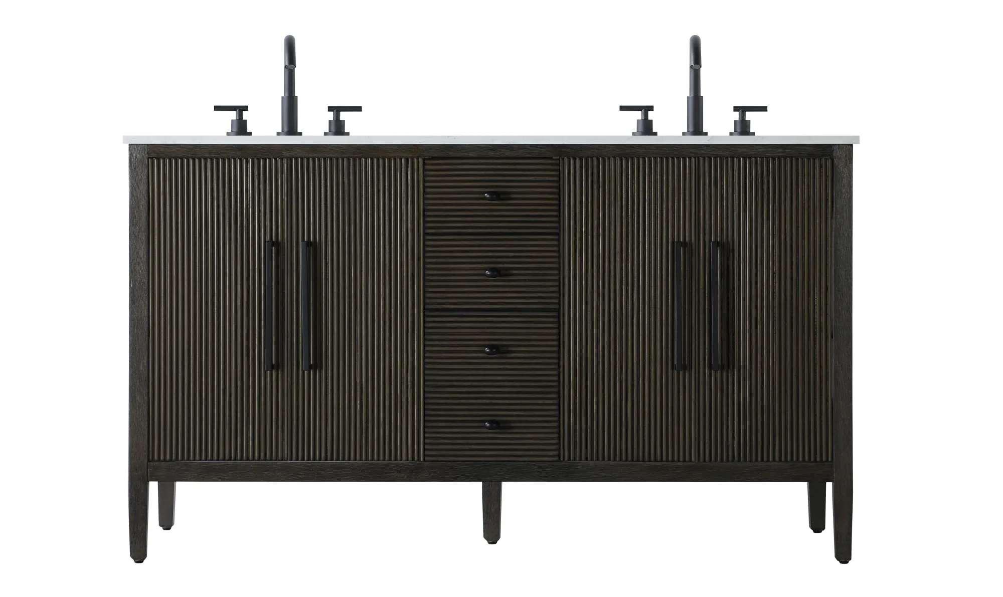 Blakely 60" Bathroom Vanity in Chocolate Oak