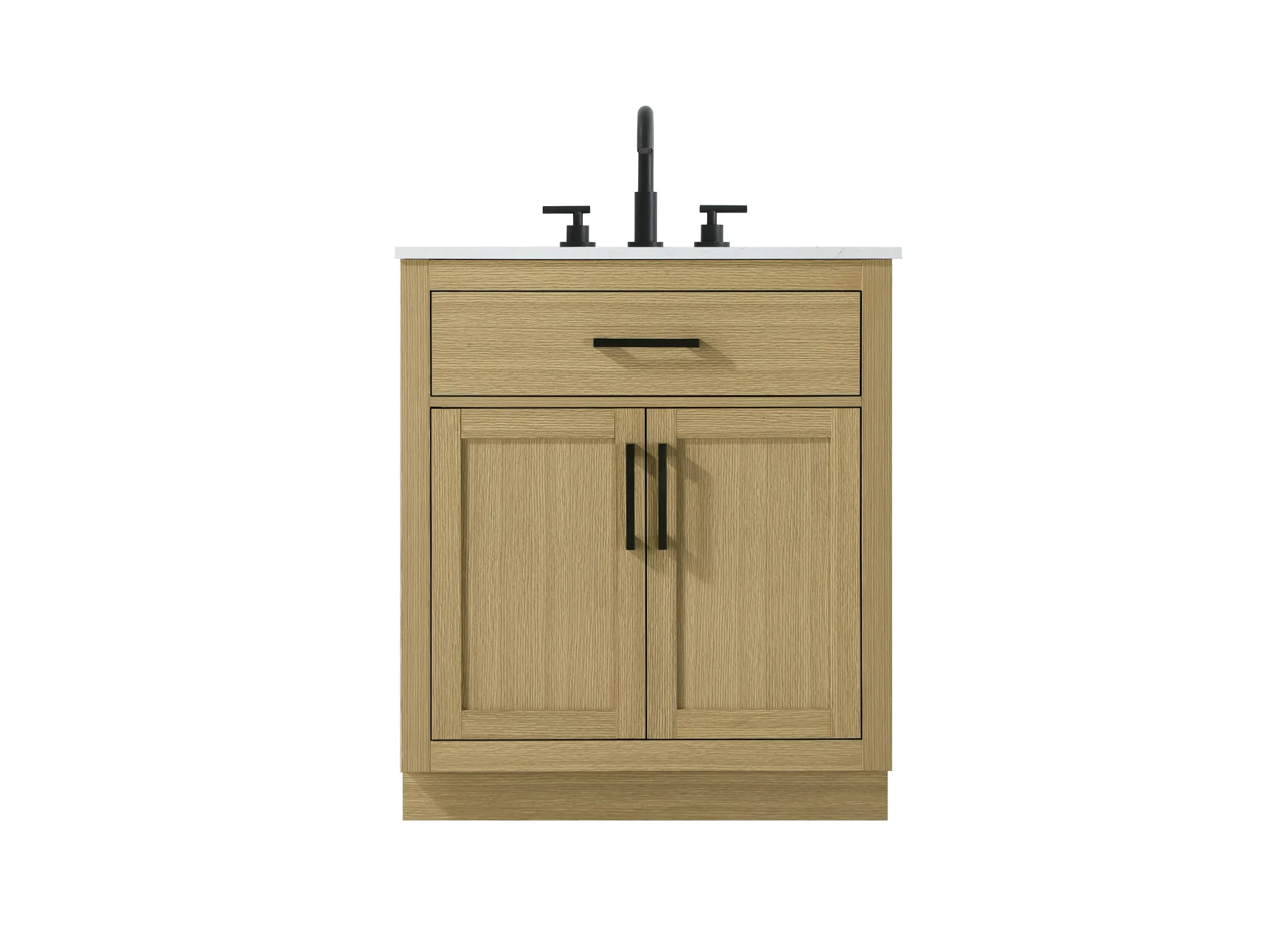 Alden 30" Bathroom Vanity in Honey Brown