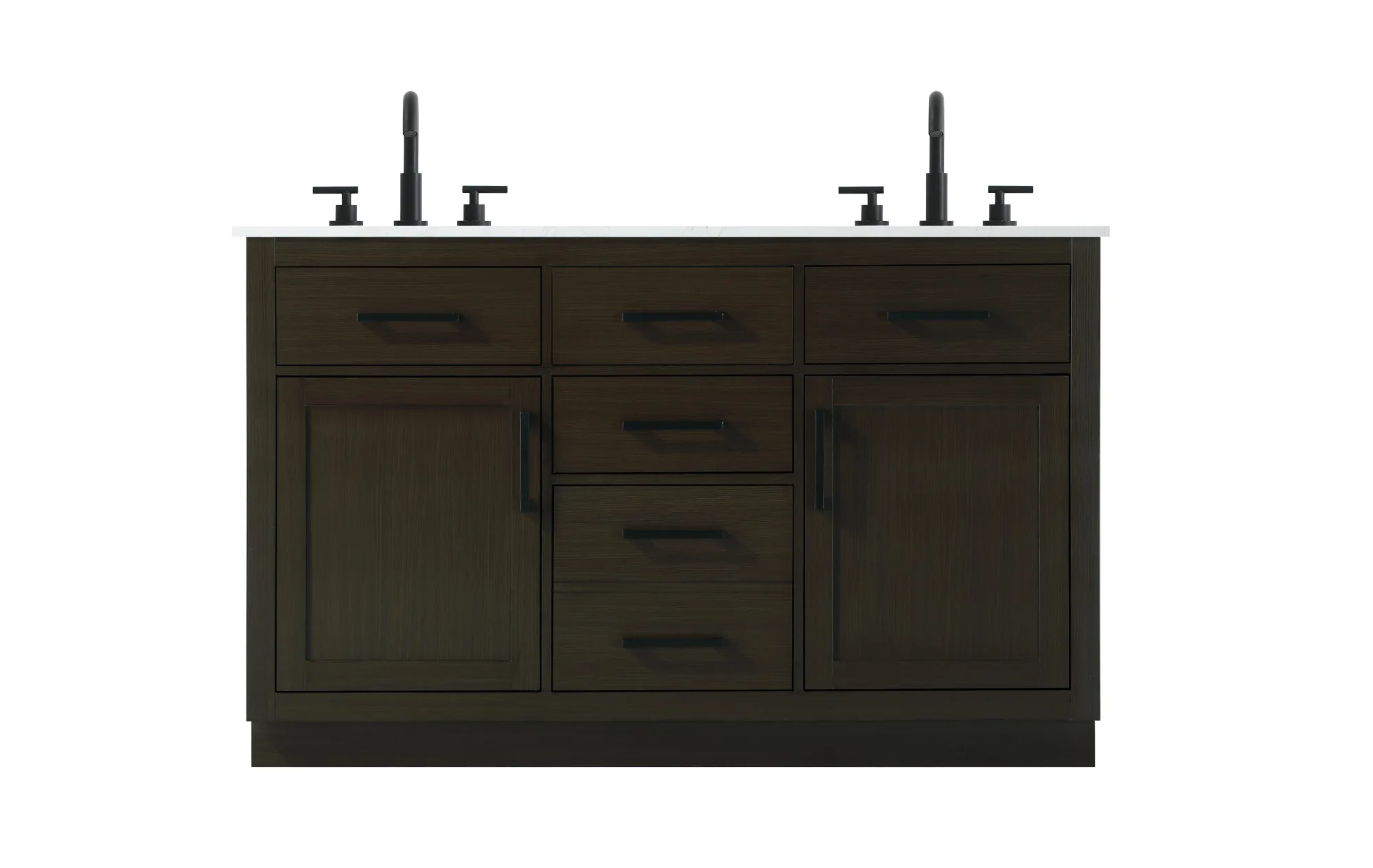 Alden Bathroom Vanity in Mocha Brown