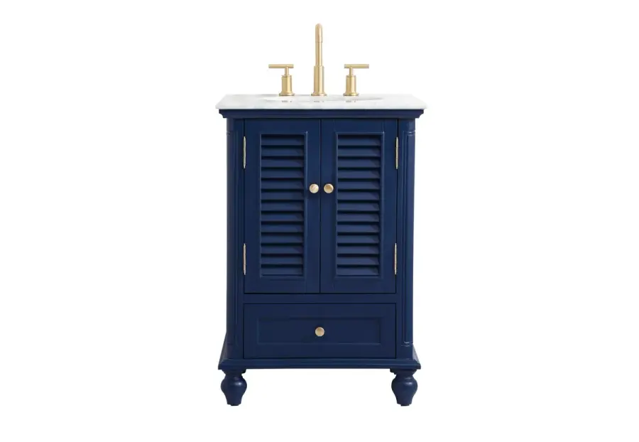 Rhodes 24" Vanity Sink Set in Blue