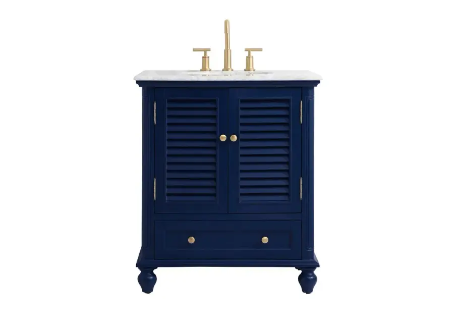 Rhodes 30" Vanity Sink Set in Blue