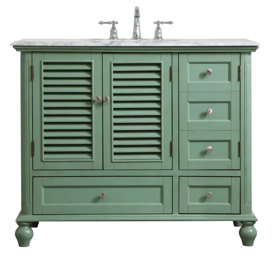 Rhodes 42" Single Bathroom Vanity in Vintage Mint