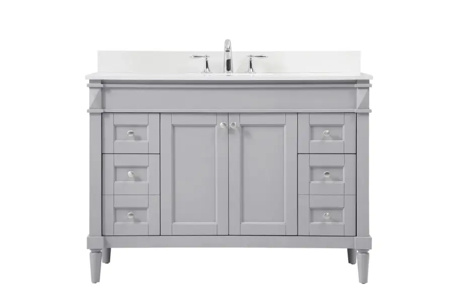Bennett 48" Single Bathroom Vanity in Grey