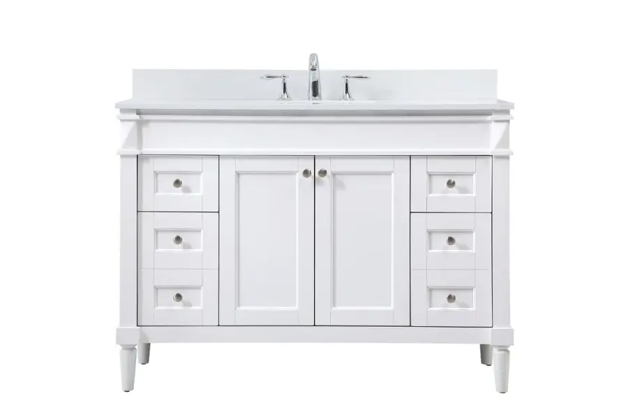 Bennett 48" Single Bathroom Vanity in White