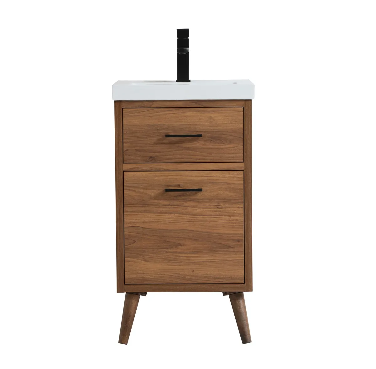 Boise 18" Bathroom Vanity in Walnut Brown