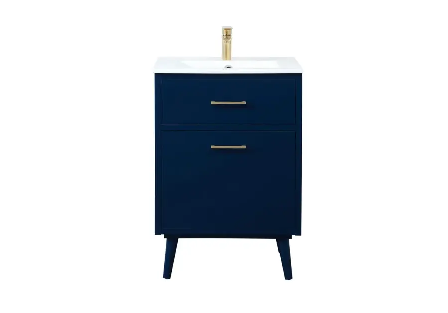 Boise 18" Vanity Sink Set in Blue