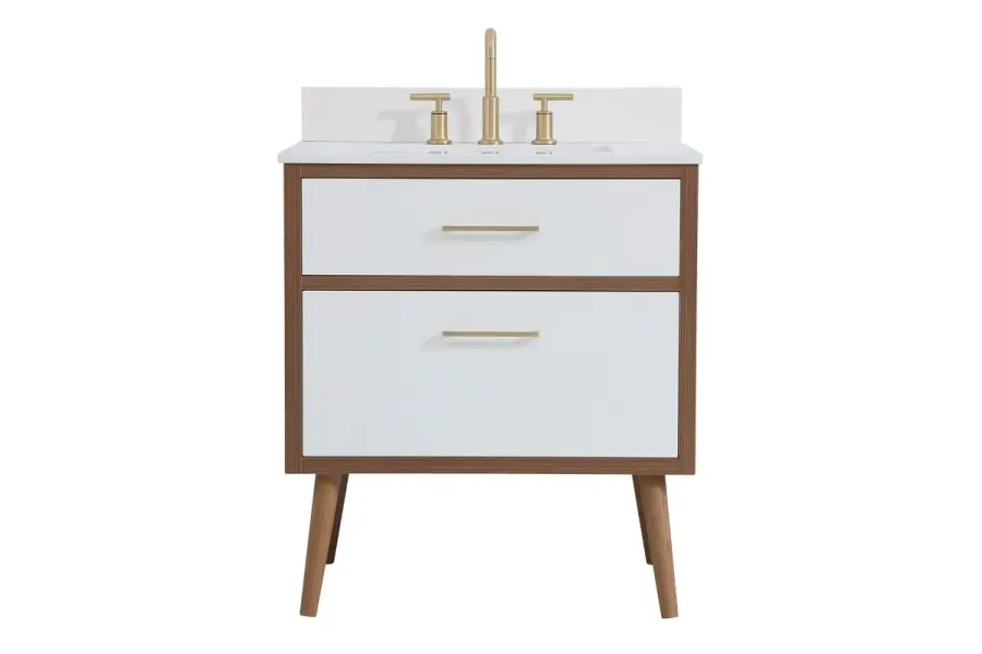 Boise 30" Bathroom Vanity Set in White