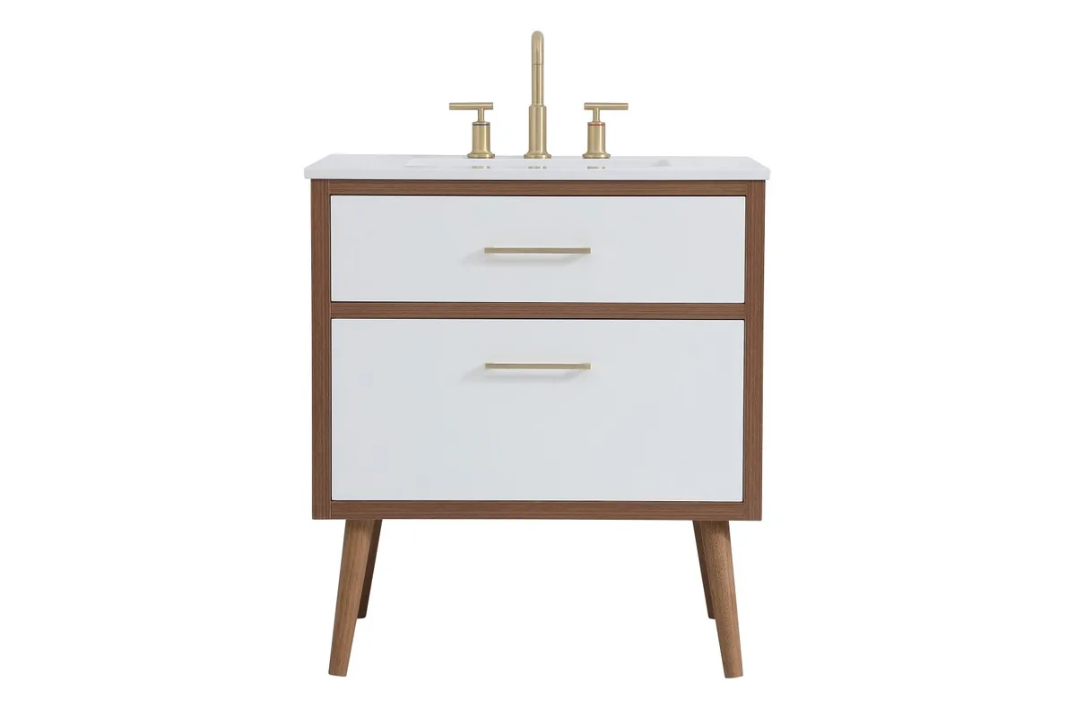 Boise 30" Bathroom Vanity in White
