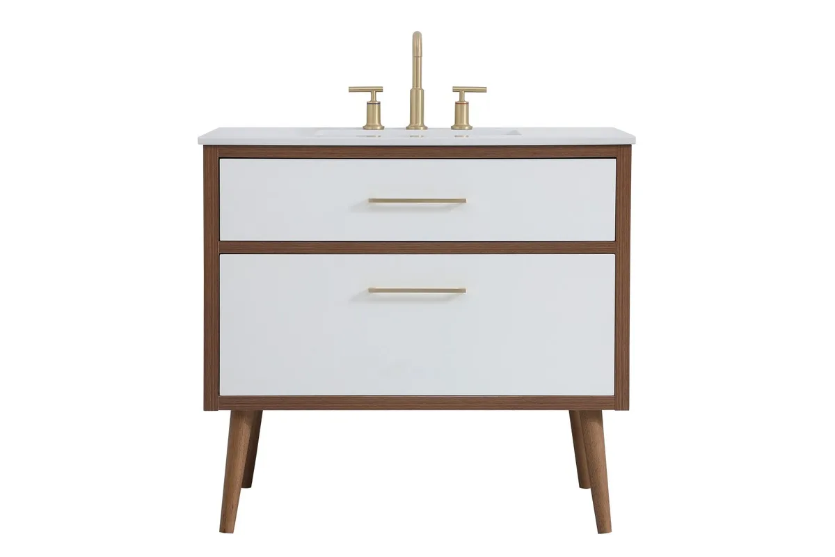 Boise 36" Bathroom Vanity in White