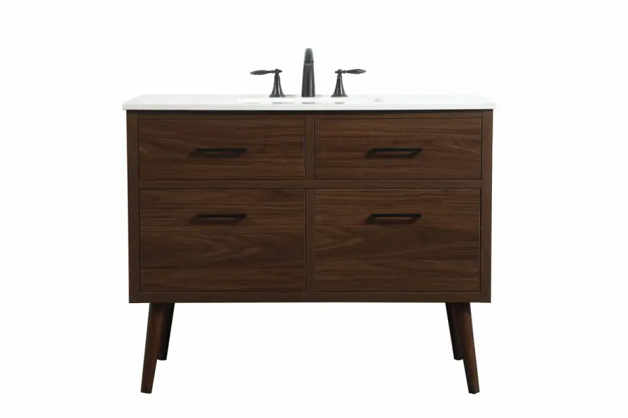 Boise 42" Single Bathroom Vanity in Walnut