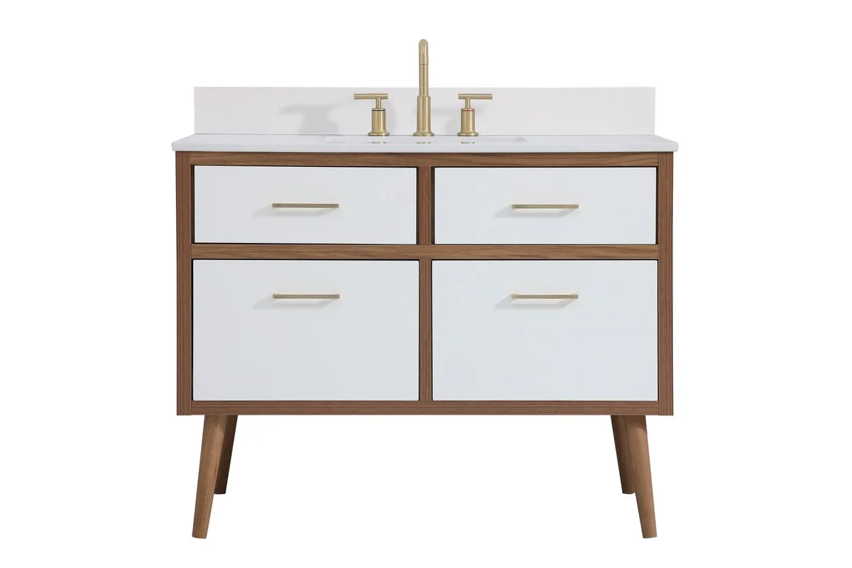 Boise Bathroom Vanity Set in White