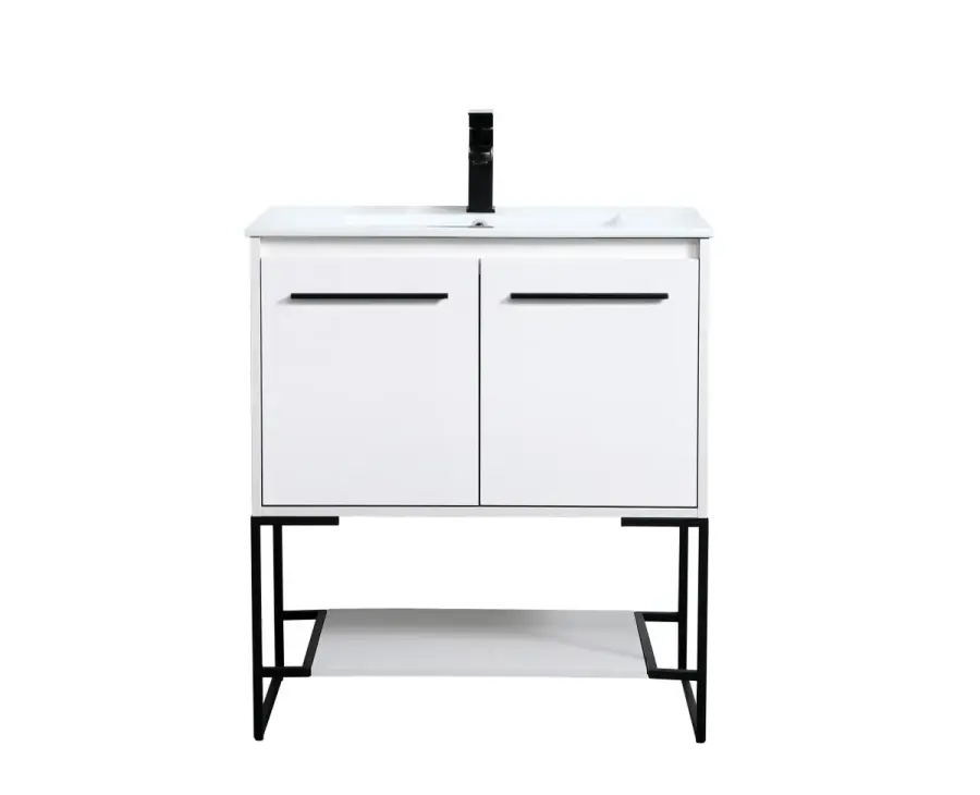 Gerard 30" Single Bathroom Vanity in White