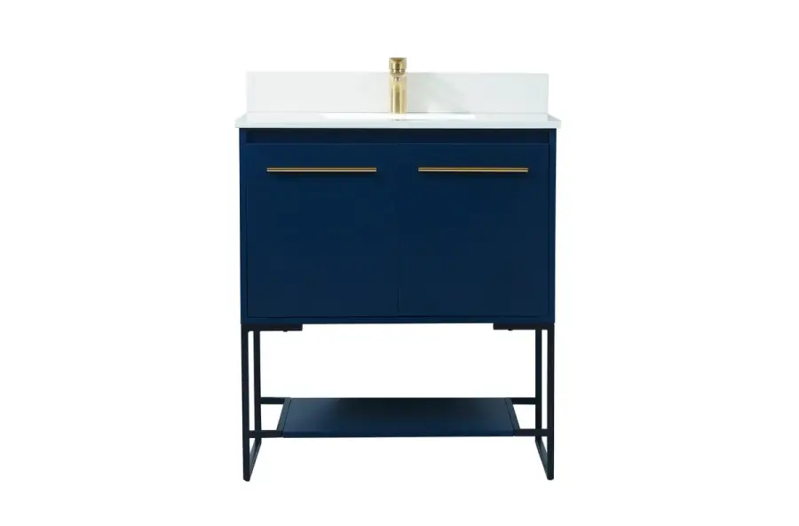Sloane 30" Blue Vanity Sink Set