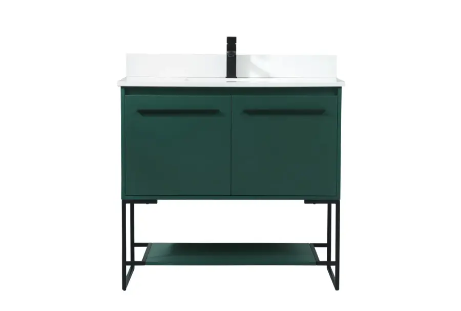 Sloane 36" Vanity Sink Set in Green