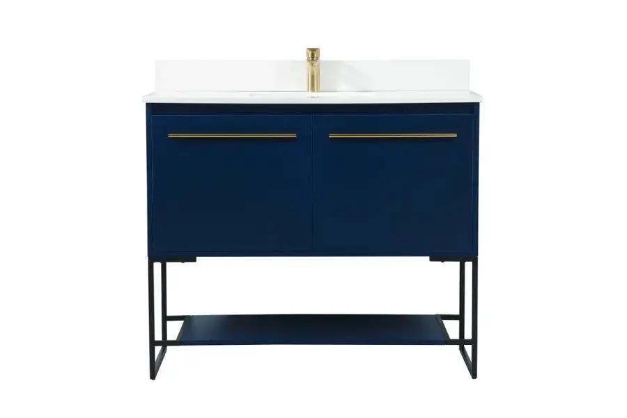 Sloane 40" Blue Vanity Sink Set