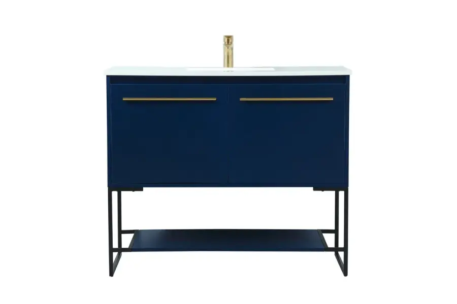 Sloane 40" Blue Vanity Sink Set