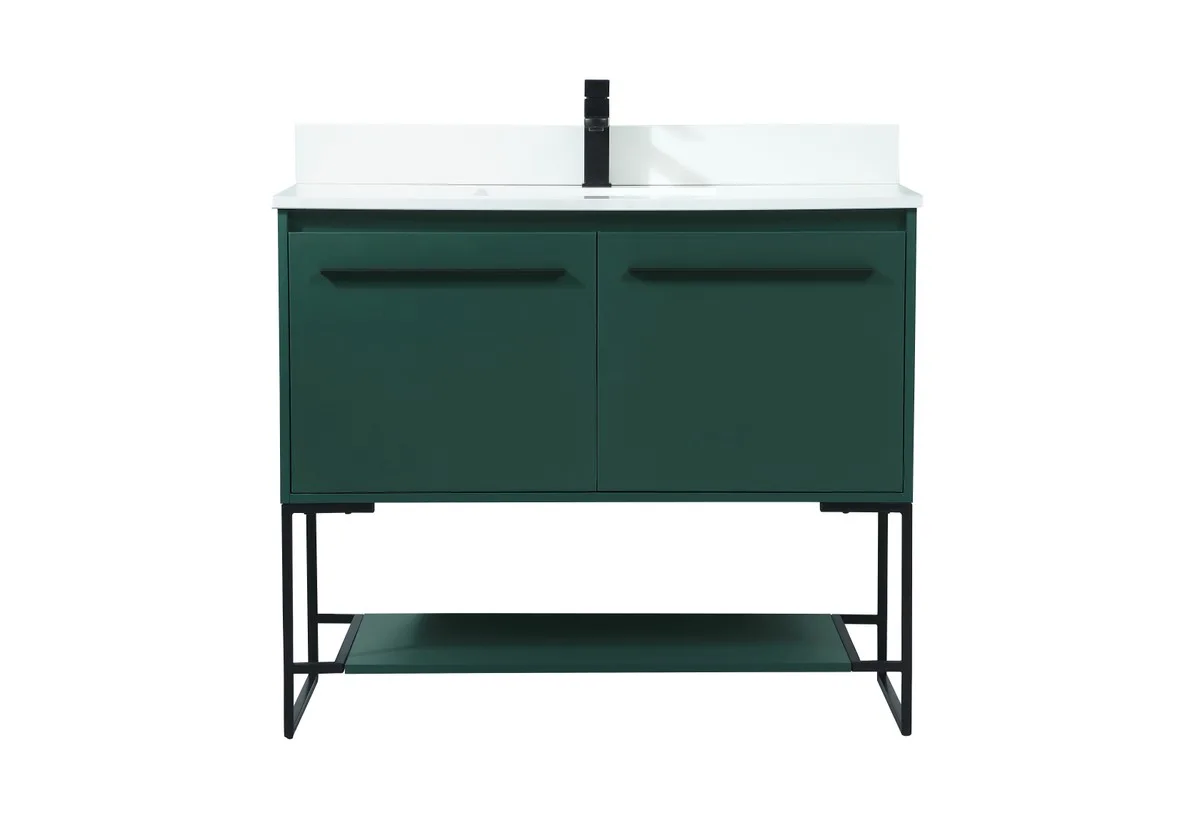 Sloane Vanity Sink Set in Green