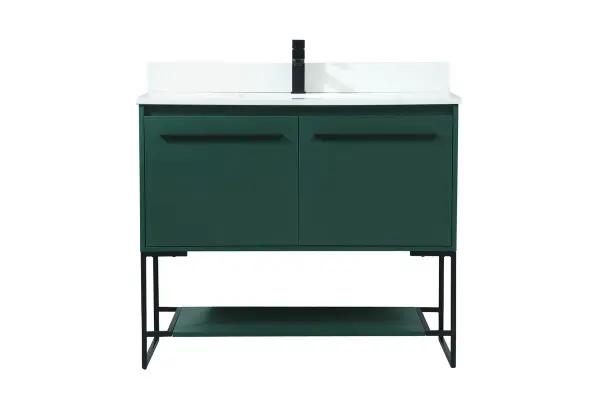 Sloane 40" Vanity Sink Set in Green