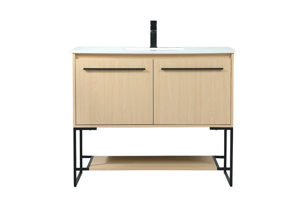 Sloane Vanity Sink Set in Maple