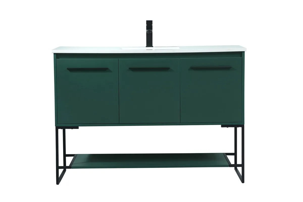 Sloane Vanity Sink Set in Green