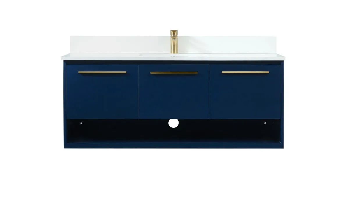 Roman Vanity Sink Set in Blue
