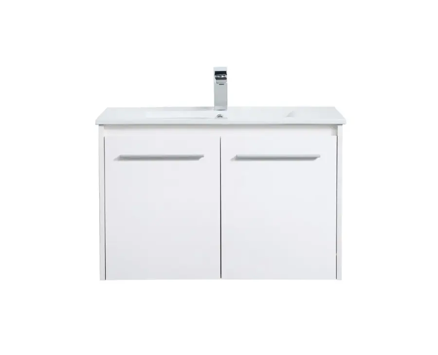 Rasina 30" Single Bathroom Floating Vanity in White