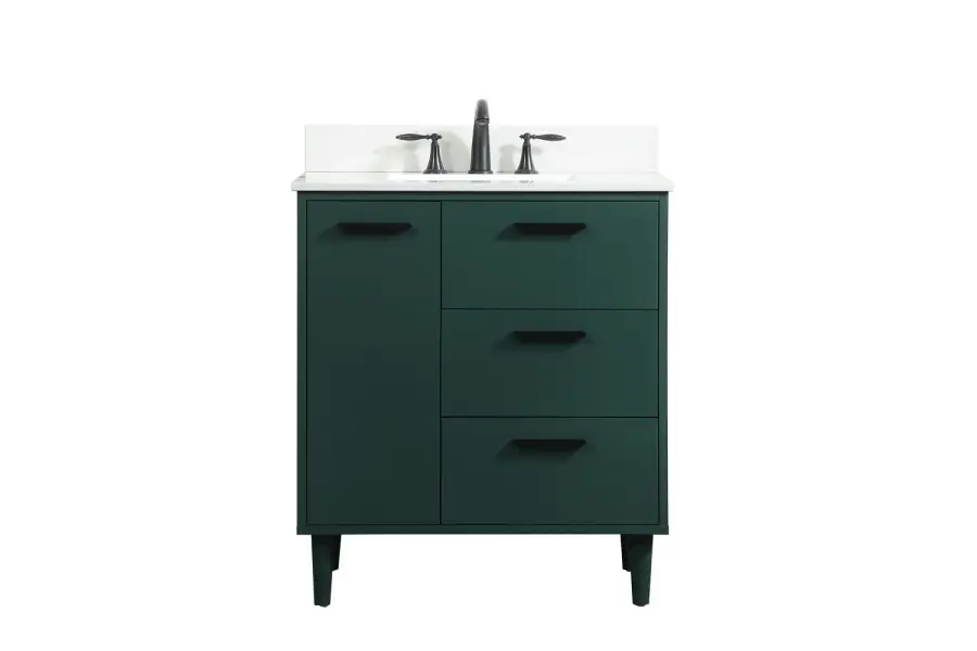 Baldwin 30" Vanity Sink Set in Green