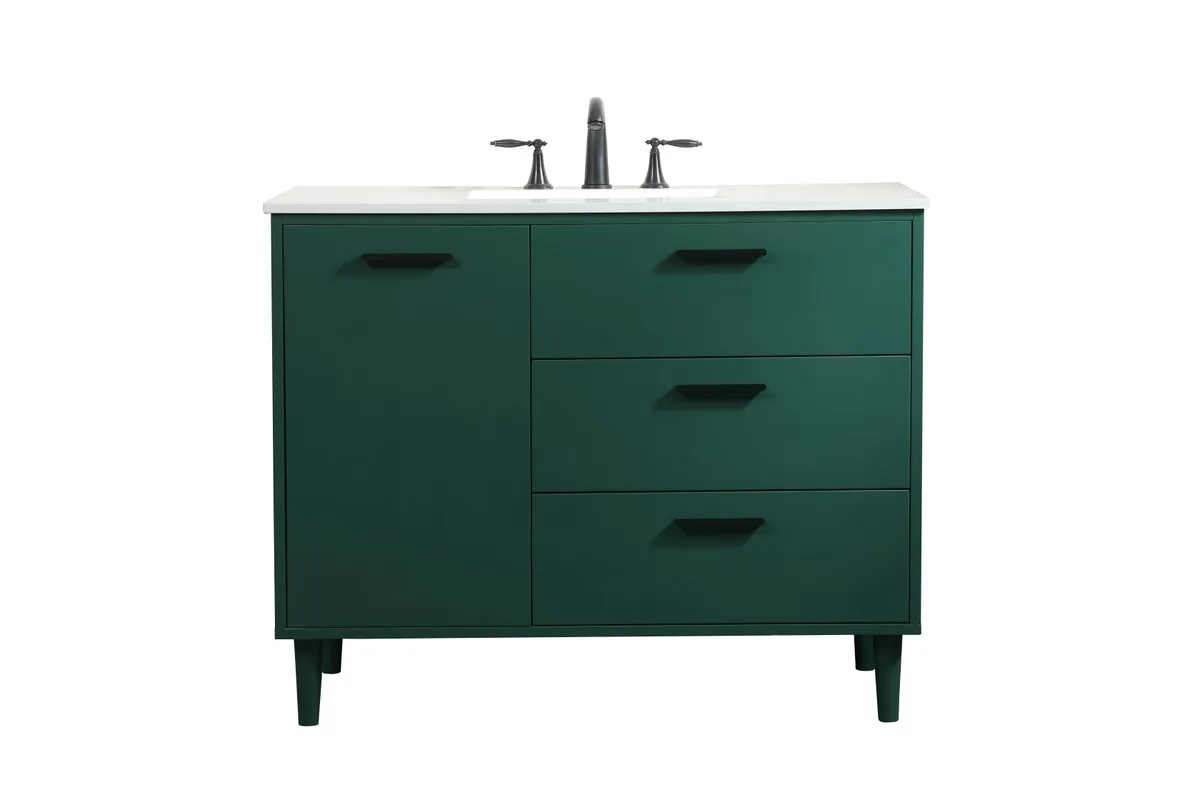 Baldwin Vanity Sink Set in Green