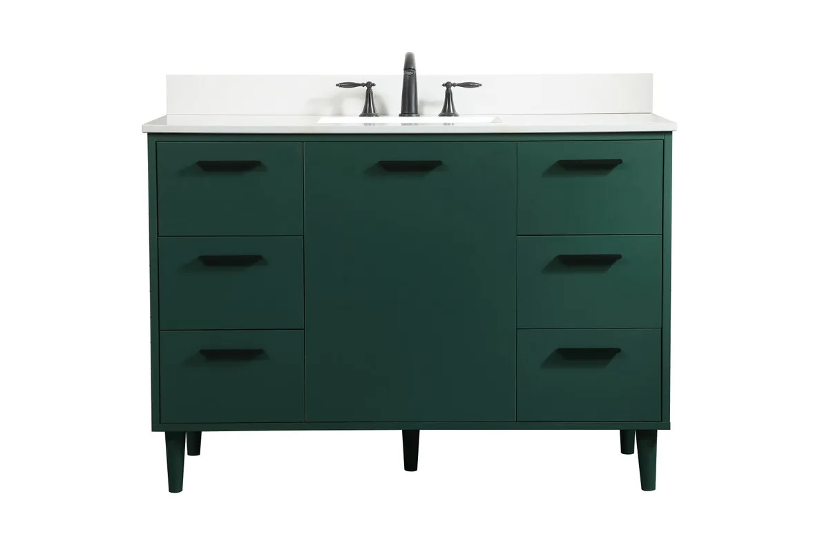 Baldwin Vanity Sink Set in Green