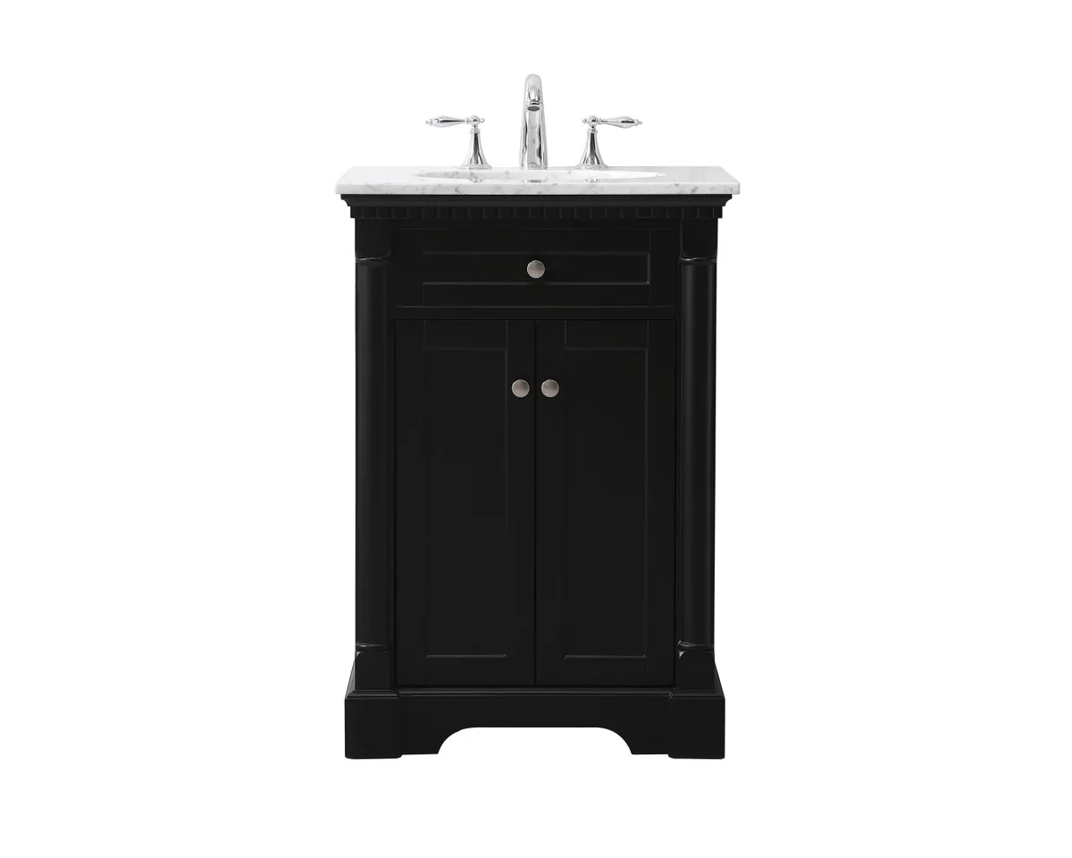 Clarence Bathroom Vanity Set in black