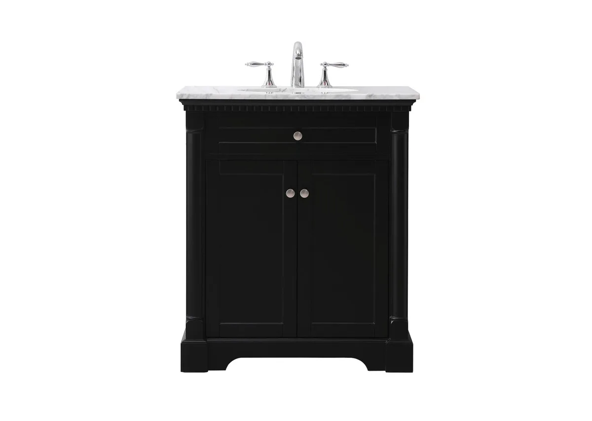 Clarence Bathroom Vanity Set in black