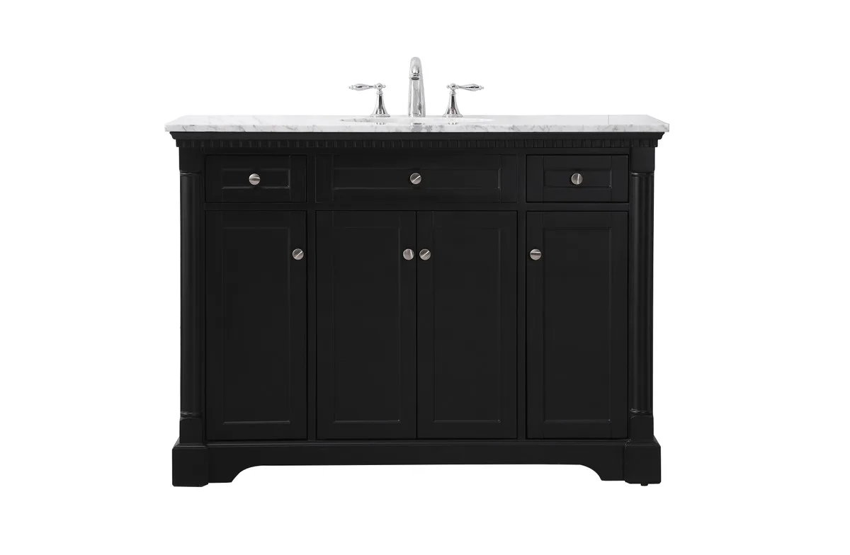 Clarence Bathroom Vanity Set in black