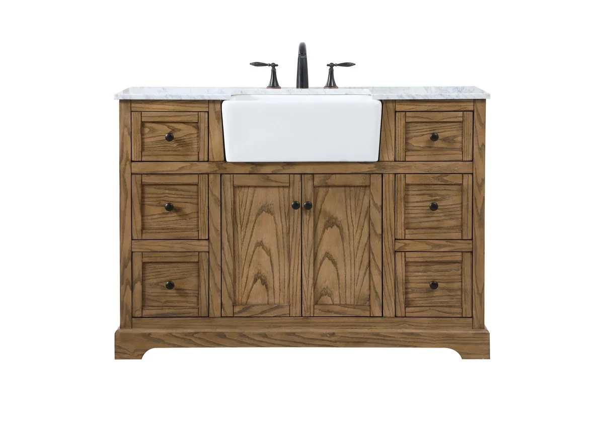 Franklin 48" Single Bathroom Vanity in Driftwood