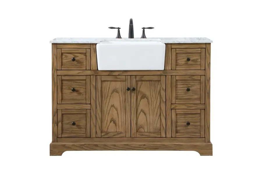 Franklin 48" Single Bathroom Vanity in Driftwood