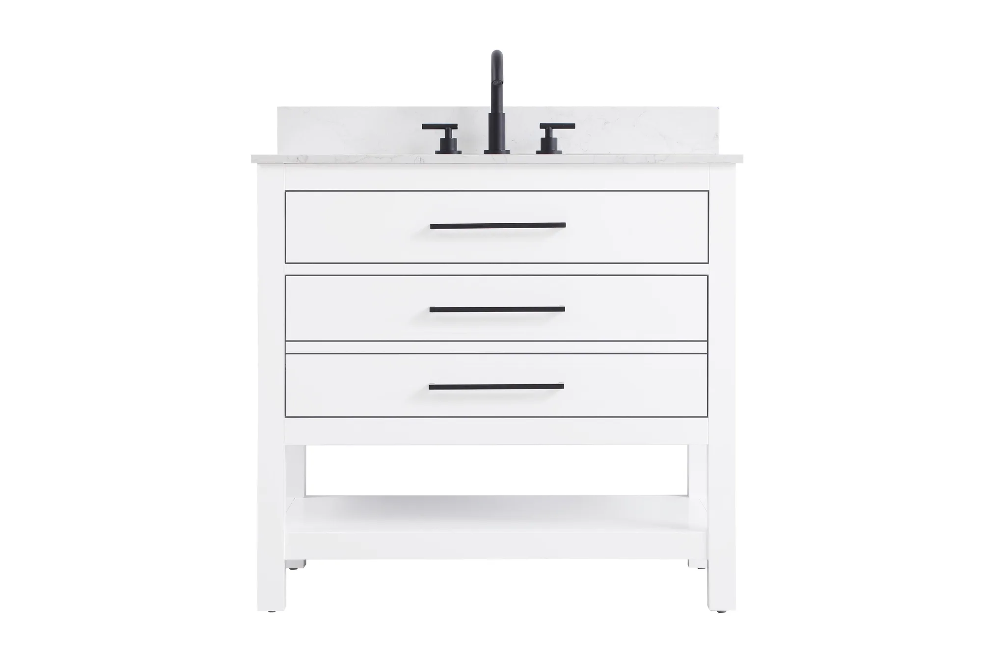 Karson 36" Bathroom Vanity in White