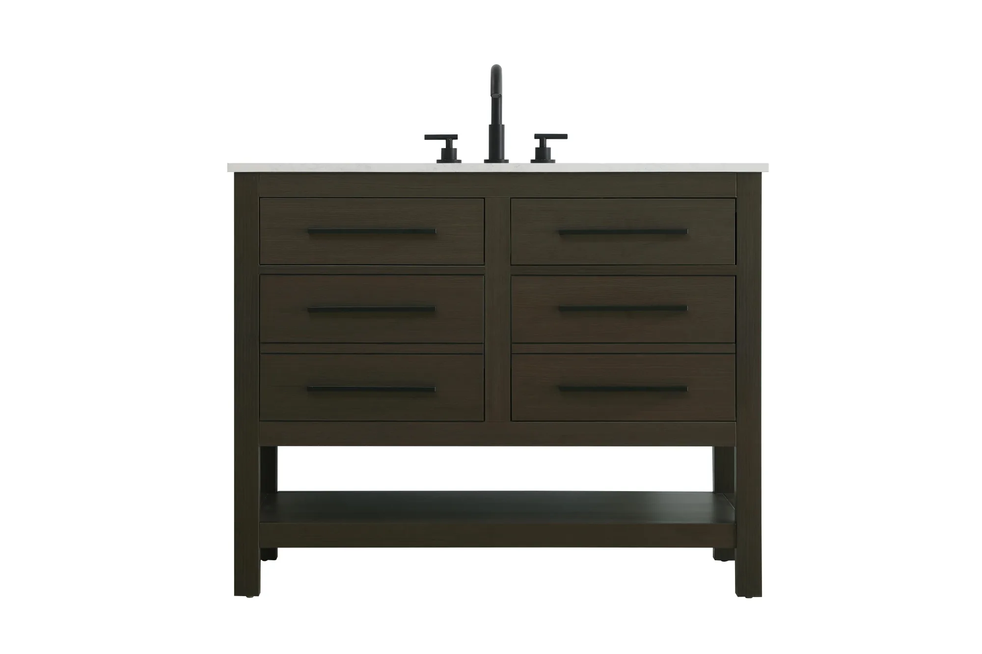 Karson Bathroom Vanity in Mocha Brown