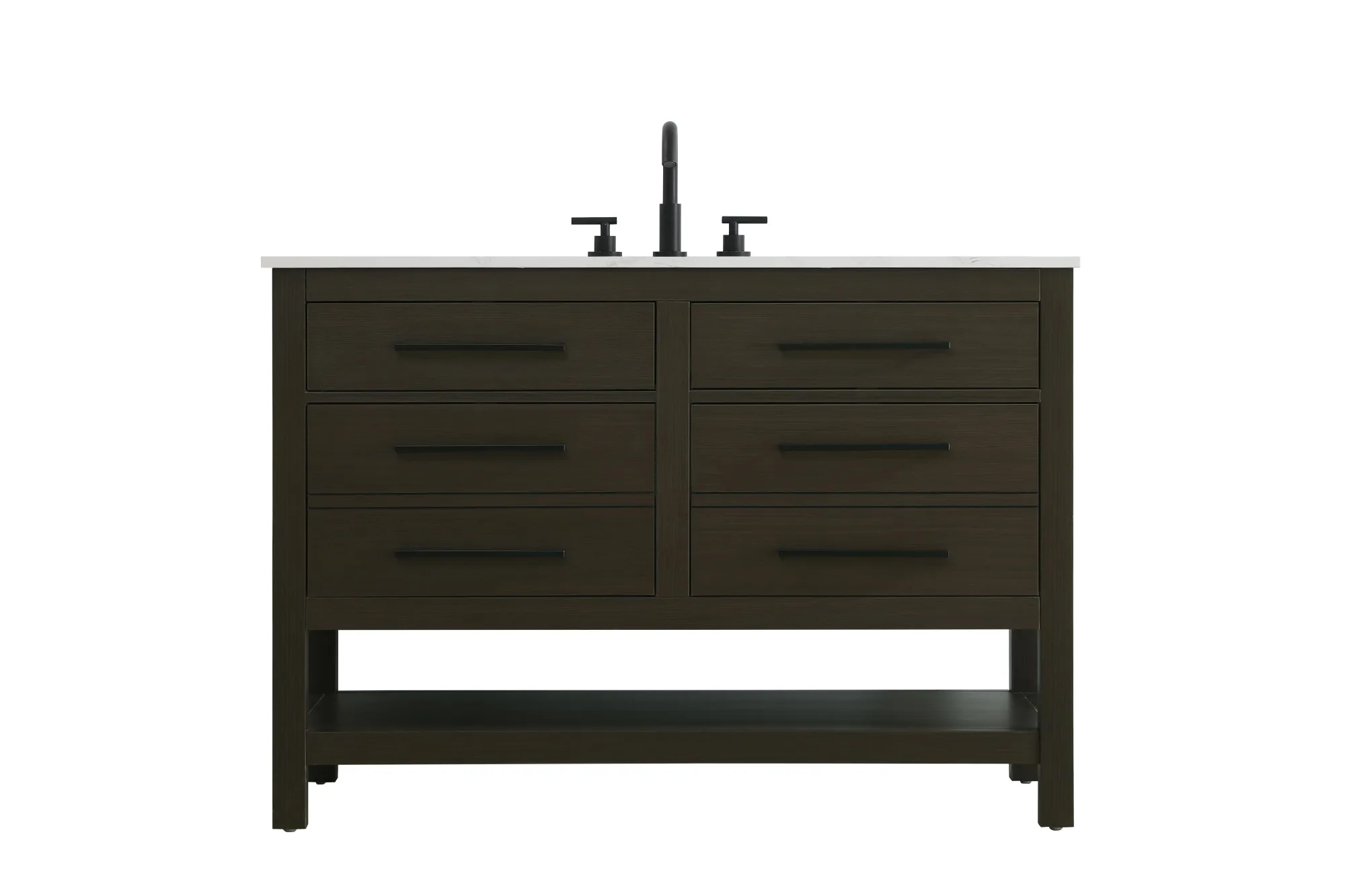 Karson Bathroom Vanity in Mocha Brown