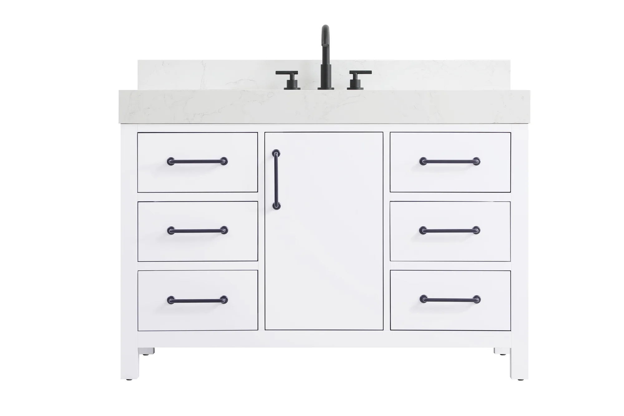 Nathan Bathroom Vanity in White