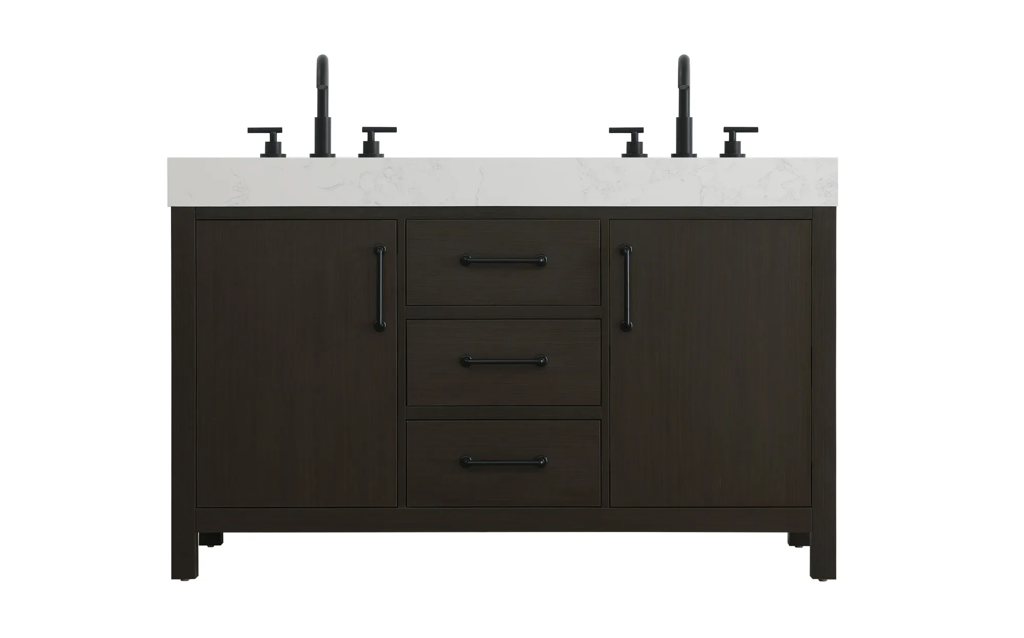 Nathan Bathroom Vanity in Mocha Brown