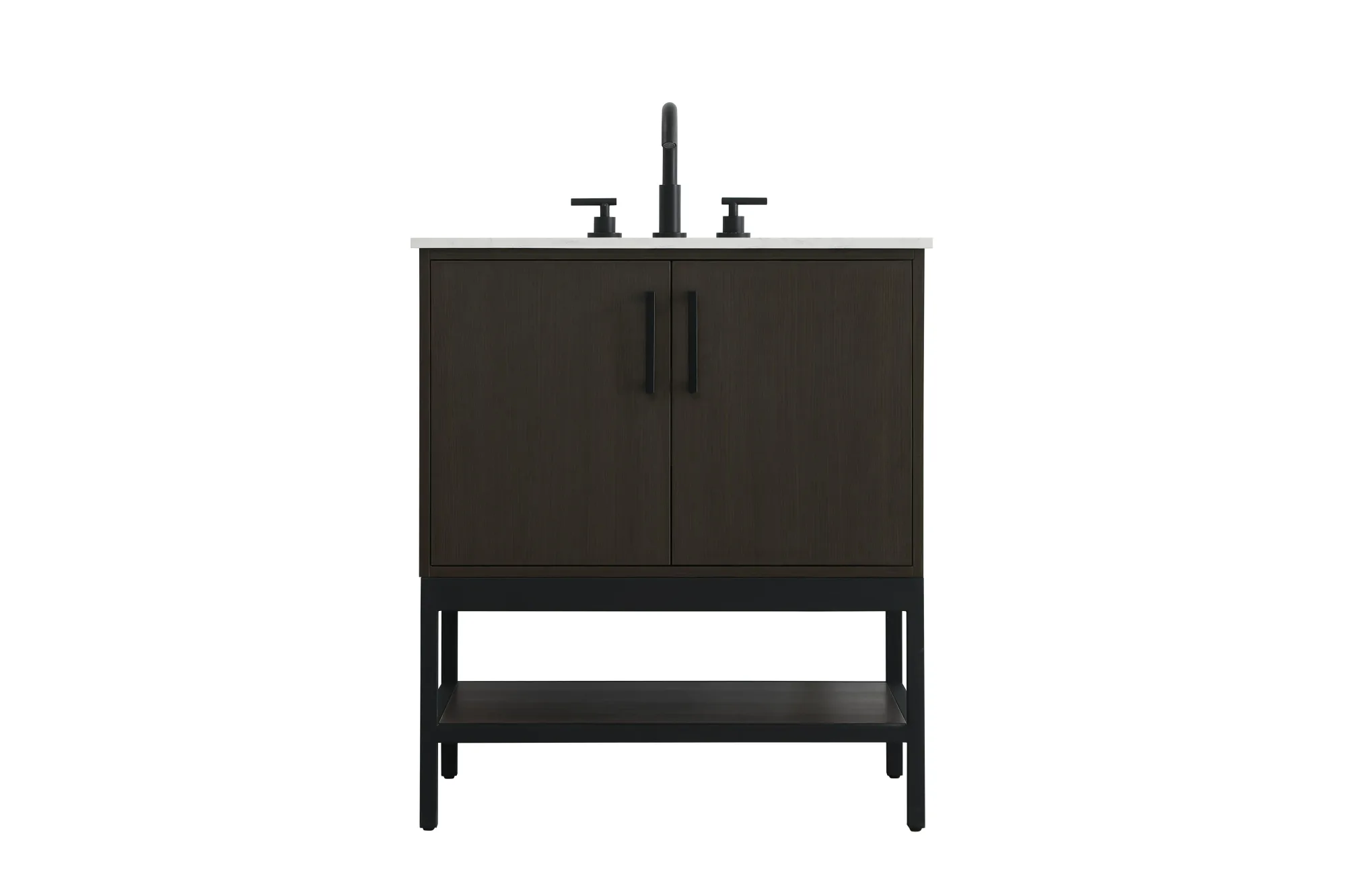 Lennox Bathroom Vanity in Mocha Brown